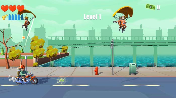 摩托兰博3d(bikerambo3d)下载,驾驶游戏,射击游戏,摩托兰博3d