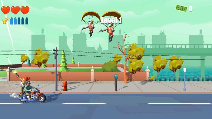 摩托兰博3d(bikerambo3d)下载,驾驶游戏,射击游戏,摩托兰博3d